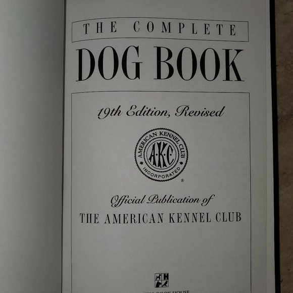 Amer Kennel Complete Dog Book - Picture 4 of 4